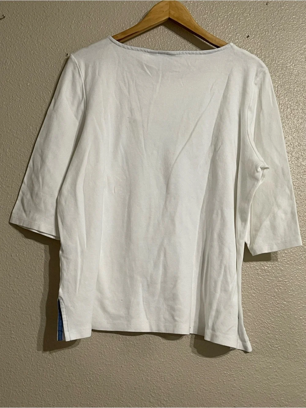 Lands' End Women's Plus Size 3/4 Sleeve‎ Cotton Supima Tunic